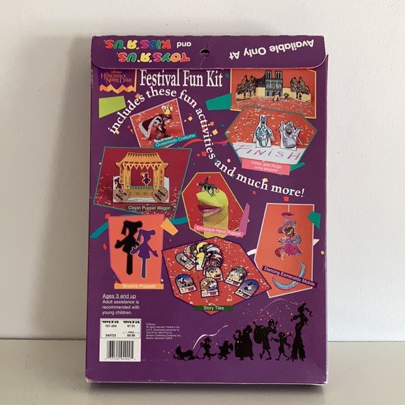 Vintage Disney’s The Hunchback of Notre Dame Festival Fun Kit - Picture 11 of 16